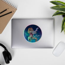 Load image into Gallery viewer, Set Your Phasers to STUNNING Holographic sticker