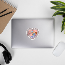 Load image into Gallery viewer, Off With Her Head! (Heart) Bubble-free sticker