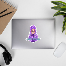 Load image into Gallery viewer, Aubrey's Purple Goddess Bubble-free stickers